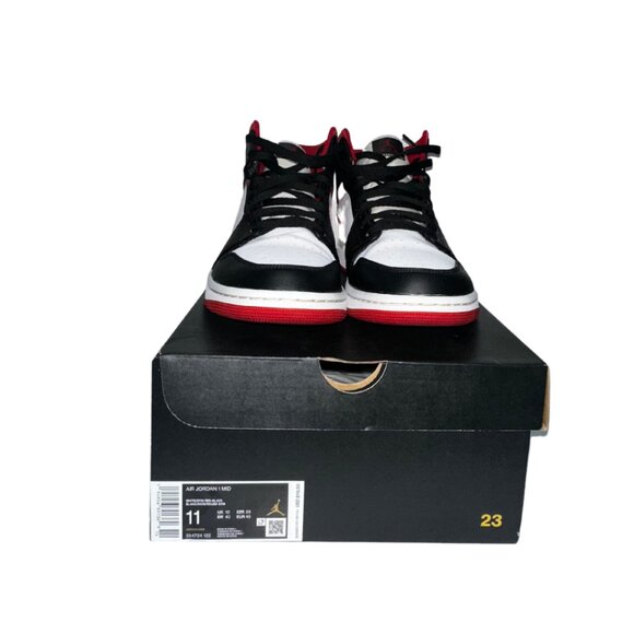 Nike Air Jordan Other - Air Jordan 1 Mid Gym Red Black White Men's Size 11 - 554724-122